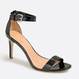 J Crew Patent High Heel Sandals 9.5 NIB